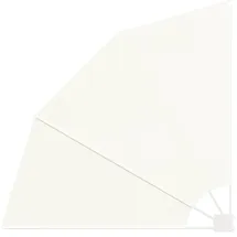 vidaXL Faltbarer Balkonfächer 140 x 140 cm creme