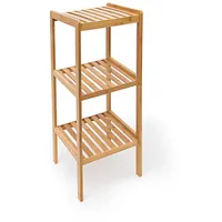 Relaxdays Badregal braun 33,0 x 33,0 x 79,0 cm