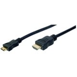 Digitus HDMI Anschlusskabel HDMI-A Stecker, HDMI-Mini-C Stecker 2.00 m Schwarz AK-330106-020-S vergol