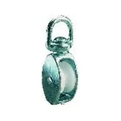 PÖSAMO Seilrolle mit Wirbel galZn für Seil-Ø b. 8,0mm