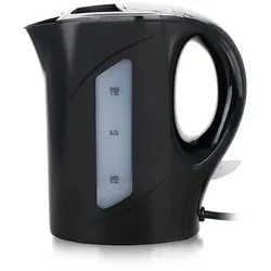 Lentz Wasserkocher 1 Liter Warmwasserbereiter Automatische und manuelle Abschaltung Schwarz