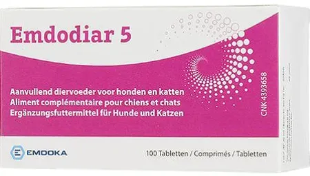 Emdodiar 5 Ergänzungsfuttermittel Für Hunde Und Katzen 100 Tabletten