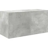 vidaXL Bad-Wandschrank Betongrau 60x25x30 cm Holzwerkstoff