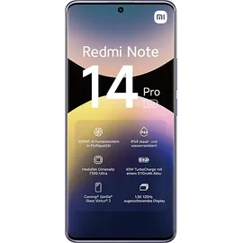 Xiaomi Redmi Note 14 Pro 5G 8 GB RAM 256 GB Lavender Purple