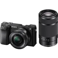 SONY Alpha 6100 Kit mit 16-50mm PZ und 55-210mm schwarz