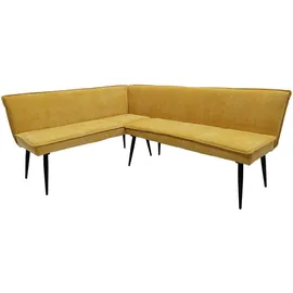 Hti-Living Eckbank 154 x 195 cm Mesilla Gelb kurzer Schenkel links
