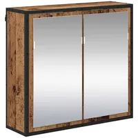 VidaXL Badezimmer-Spiegelschrank Altholz 65 x 20 x 60 cm