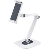 Startech StarTech.com Einstellbarer Tablet Tischständer - Tablet Wandhalterung - Tragkraft 1kg - Ergonomischer Tabletständer - Tablethalterung mit Gelenk, Schwenkbar/Höhenverstellbar (ADJ-Tablet-Stand-W)