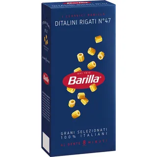 Barilla Pasta Barilla Ditalini Rigati N° 47 kurze Pasta 500g pack 100% italienisch
