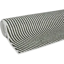 OTTO home Teppich Bentori, Hoch-Tief-Struktur, Scandi, rechteckig, Höhe: 11 mm, Modernes Design mit Boho-Charme, Wohnzimmer, Schlafzimmer grün 200 cm x 300 cm x 11 mm