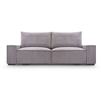 Siblo 3-Sitzer Bequemes Dreisitzer-Sofa Selin mit Schlaffunktion - 3-Sitzer Sofa - modernes Sofa - Bettzeugbehälter - modernes Wohnzimmer grau