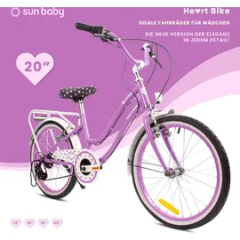 SUN BABY Heart Bike 20 Zoll lila