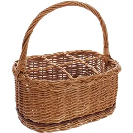 Frank-Flechtwaren Flaschenkorb Rustico, für 6 Flaschen