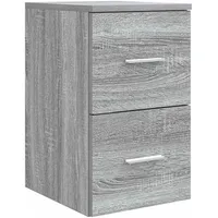 vidaXL Badezimmerschrank 41 x 30 x 50 cm Grau