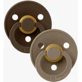Bibs Schnuller Colour 2er Pack Mocha+Dark Oak 0-6m