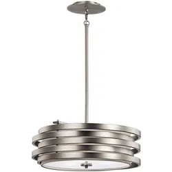 Roswell Pendelleuchte mit 3 Lichtern, gebürstetes Nickel