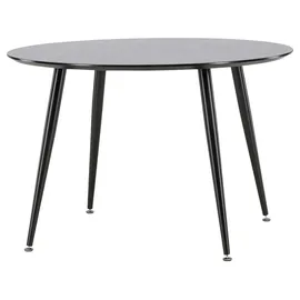 Livetastic Esstisch Dipp Ø ca. 115 cm Schwarz