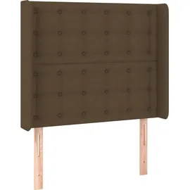 vidaXL Boxspringbett 100 x 200 cm Dunkelbraun
