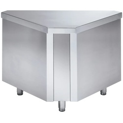 Neutrale selbstbedienthekenmöbel innerer winkel 90° - 1414x700x850 mm - 10687500 Eurast