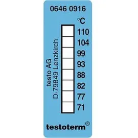 TESTO testoterm Temperaturmessstreifen 71 bis 110 °C Inhalt10 St.