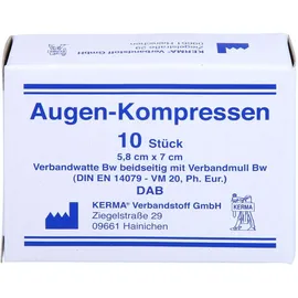 KERMA Verbandstoff GmbH Augenkompressen 5,8 x 7 cm