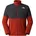 Full Zip Fleecejacke-Rot-XL
