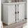 furn.design Sideboard 105 x 90 cm Weiß / Pinie