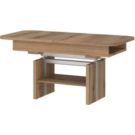 Die Möbelfundgrube Couchtisch DEBRECEN Braun Eiche 110 x 56 x 65 cm