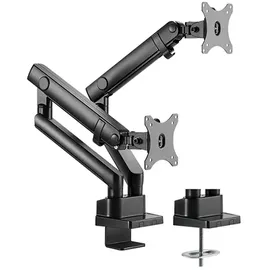 Icy Box Monitor Halterung für 2 Monitore bis 32 Zoll Schwarz