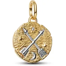 Pandora Kreuzende Pfeile Medaillon-Charm 764081C01 Charm Anhänger