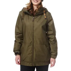 Ski-/Snowboardjacke Damen - BLOOM olive grün XS