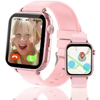 Ruopoem Smartwatch Kinder, Uhr Kinder Smartwatch mit Wecker Spiel Schrittzähler Taschenrechner, IP68 Wasserdicht Smart Watch Kinderuhr Geschenk für Jungen Mädchen Student