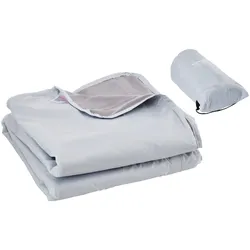 VEVOR Campingdecke Reisedecke 2x1,5m Decke 220GSM für Outdoor-Reisen Hellgrau