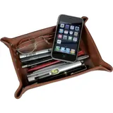 Alassio Utensilienschale Aufbewahrung Ablagemöglichkeiten Cognac Leder, 52005 - braun,