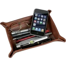 Alassio Utensilienschale Aufbewahrung Ablagemöglichkeiten Cognac Leder, 52005 - braun,