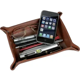Alassio Utensilienschale Aufbewahrung Ablagemöglichkeiten Cognac Leder, 52005 - braun,