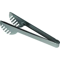 Spaghettizange Edelstahl 24 cm Silber