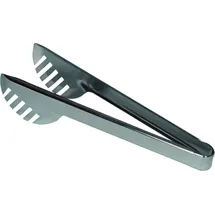 Spaghettizange Edelstahl 24 cm Silber