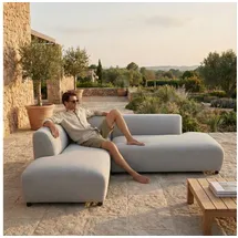 Idimex Calabria Loungesofa Hellgrau