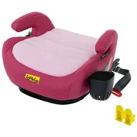 Luckice Kindersitzerhöhung Isofix zitverhoger voor kinderen, ECE R129, kinderzitverhoger, (groep 2/3 (ca. 15-36 kg), verdikte stoffen bekleding en Isofix-adapter), gemakkelijk wasbaar,bekerhouder