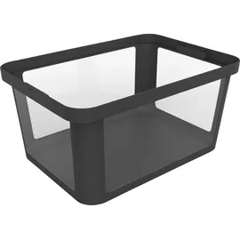 Rotho Aufbewahrungsbox Albris 45 L schwarz 55,5 x 39 x 26,5 cm
