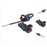 Bosch GHE 18V-60 Professional Akku Heckenschere 18 V 60 cm Brushless + 2x Akku 4,0 Ah + Ladegerät