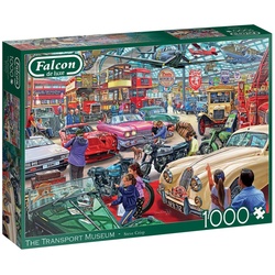 Falcon Puzzle Falcon 11392 Das Verkehrsmuseum 1000 Teile Puzzle, 1000 Puzzleteile bunt