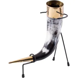 Wikinger Trinkhorn mit Ständer