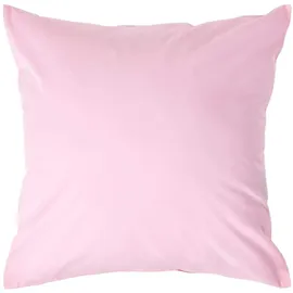 Homescapes Kissenbezug 40 x 40 cm Rosa