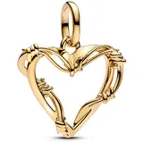 Pandora 762526C00 Anhänger Goldfarben Herz mit Stacheldraht