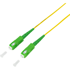 Logilink FPSSC10 Glasfaserkabel 10 m, SC OS2, gelb