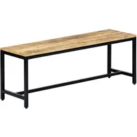 VidaXL Esszimmerbank 120 cm Massives Raues Mangoholz