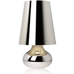 Kartell Tischleuchte Cindy platin silber, Designer Ferruccio Laviani, 42 cm