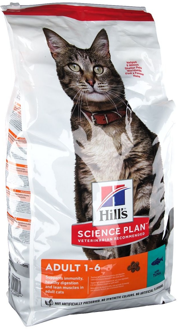 Hill'sTM Science PlanTM Feline Chat Adult 1-6 Thon 10 kg pellet(s)